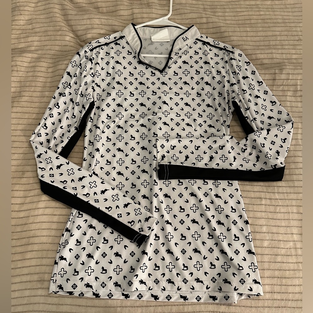 Equestriess Atelier Equestrian Filigree Top Sun Shirt